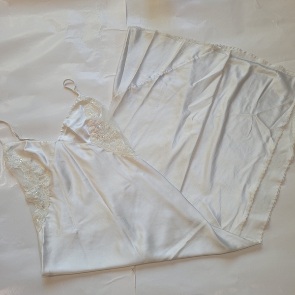 Victorias Secrwt Y2k White Long Maxi Slip